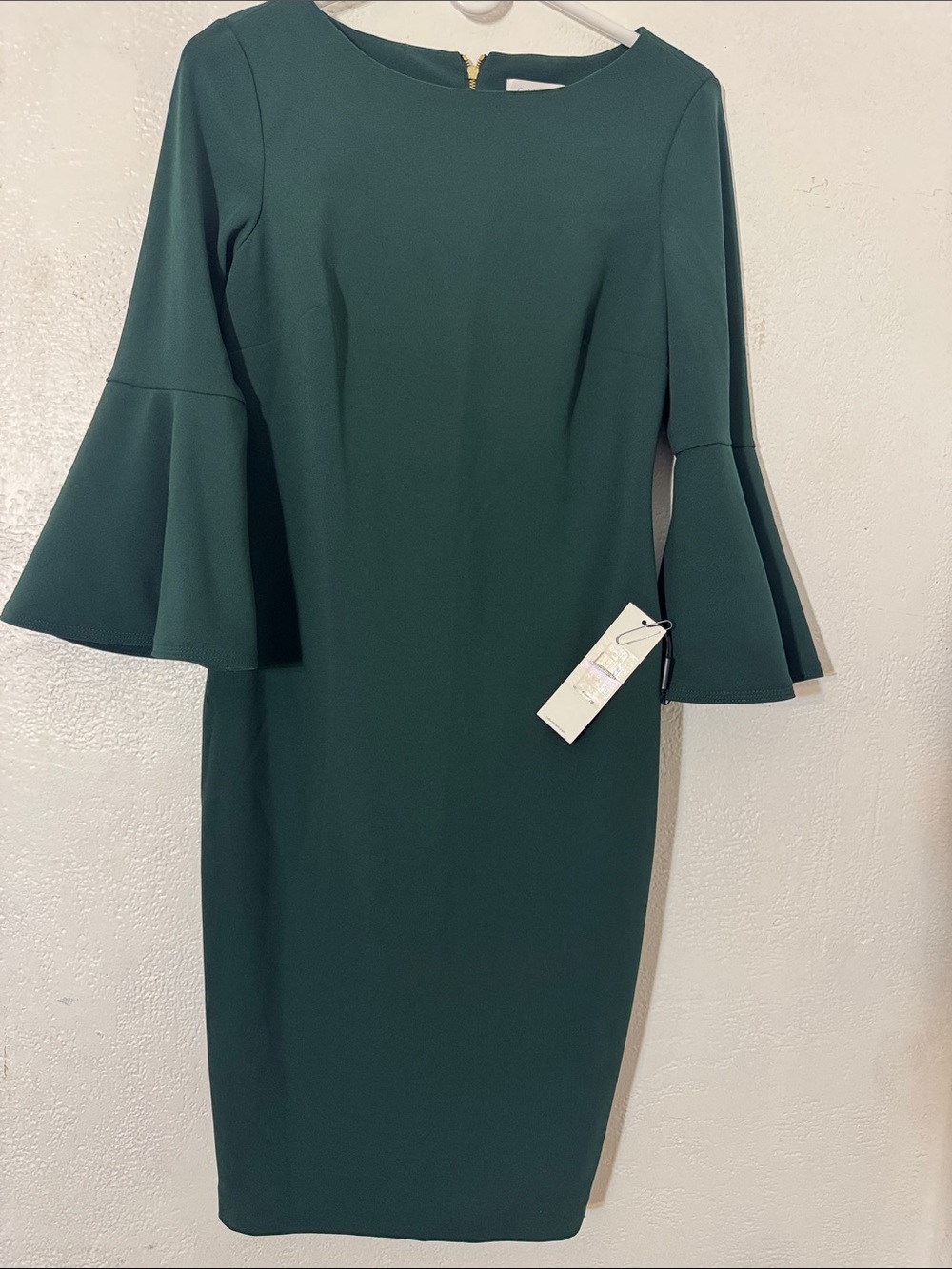 Calvin Klein dark Green Dress size 6